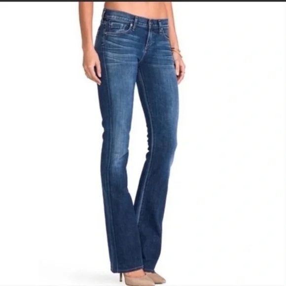 Citizens of Humanity Kelly #001 Stretch Low Waist Bootcut Denim Jeans - Picture 2 of 16